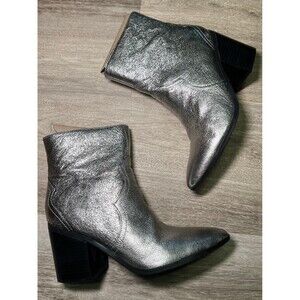 Issac‎ Mizrahi live silver boots size 10